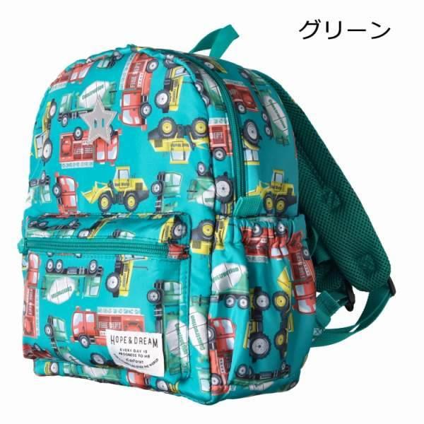 キッズフォーレ　Kids Foret　さくらんぼ　働く車　総柄リュック　（Mサイズ　10L　Lサイズ　15L）リュックサック　女の子　男の子　10リットル　15リットル | Kids Foret | 06