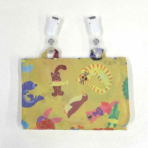 ●40％OFFセール●キッズフォーレ　Kids Foret　日本製クリップ付き 総柄マスクケース　移動ポケット アウトレット | Kids Foret | 08