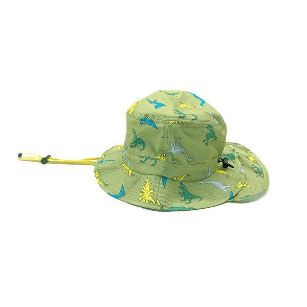 ●40％OFFセール●キッズフォーレ　Kids Foret　日よけ付き 花柄　恐竜柄　 ハット　 ( 48cm 50cm 52cm 54cm 56cm ）幼児　アウトレット | Kids Foret | 03