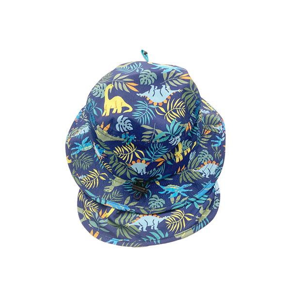 ●30％OFFセール●キッズフォーレ　Kids Foret　はっ水加工 日よけ付き 恐竜　ハット ( 50cm 52cm 54cm 56cm ) アウトレット | Kids Foret | 02