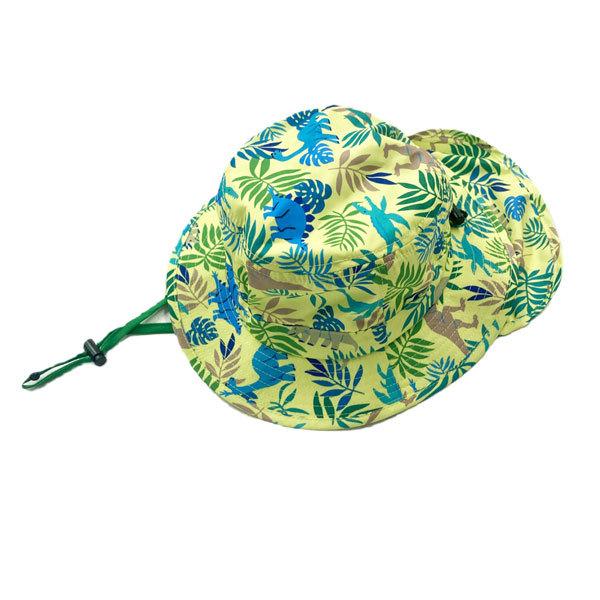 ●30％OFFセール●キッズフォーレ　Kids Foret　はっ水加工 日よけ付き 恐竜　ハット ( 50cm 52cm 54cm 56cm ) アウトレット | Kids Foret | 03