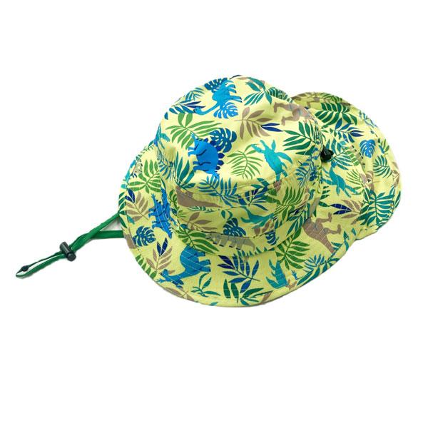 ●30％OFFセール●キッズフォーレ　Kids Foret　はっ水加工 日よけ付き 恐竜　ハット ( 50cm 52cm 54cm 56cm ) アウトレット | Kids Foret | 03