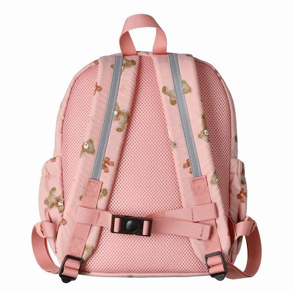 キッズフォーレ Kids Foret くま・働く車 総柄 リュック  ( M 10L・L 15L )  中綿ボンディング 撥水加工 通園 通学 | Kids Foret | 06