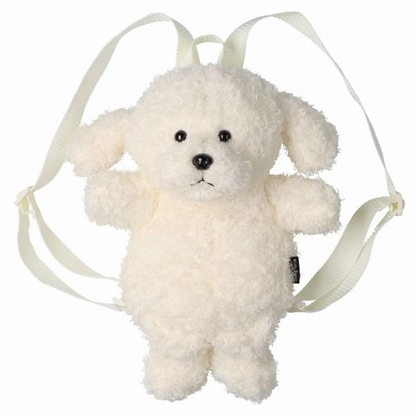 キッズフォーレ Kids Foret プードル ぬいぐるみ リュック  ( 40cm×18cm )  ギフト プレゼント ベビー キッズ 子ども用 | Kids Foret | 05