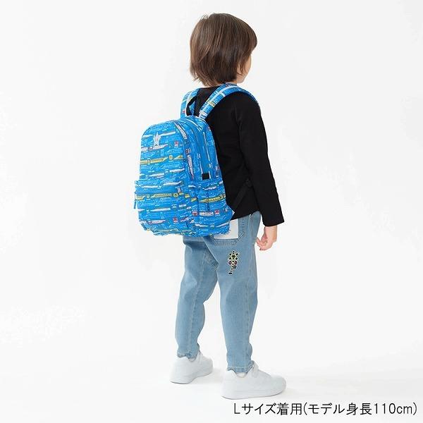 キッズフォーレ Kids Foret JR新幹線 電車 総柄 リュック  ( M 10L・L 15L )  撥水加工 通園 通学  男の子 ギフト | Kids Foret | 11