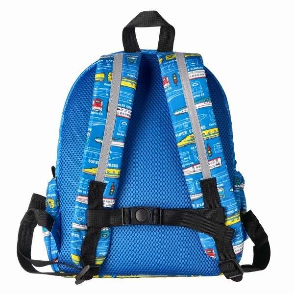 キッズフォーレ Kids Foret JR新幹線 電車 総柄 リュック  ( M 10L・L 15L )  撥水加工 通園 通学  男の子 ギフト | Kids Foret | 03