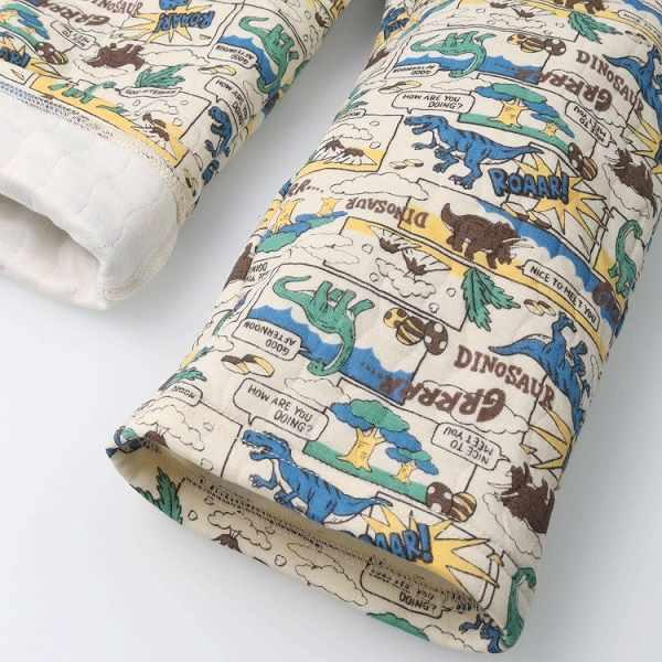 キッズフォーレ Kids Foret 恐竜 総柄 長袖 キルトパジャマ  ( 110 120 130 ) 子ども服 キッズ  子供服　パジャマ | Kids Foret | 06