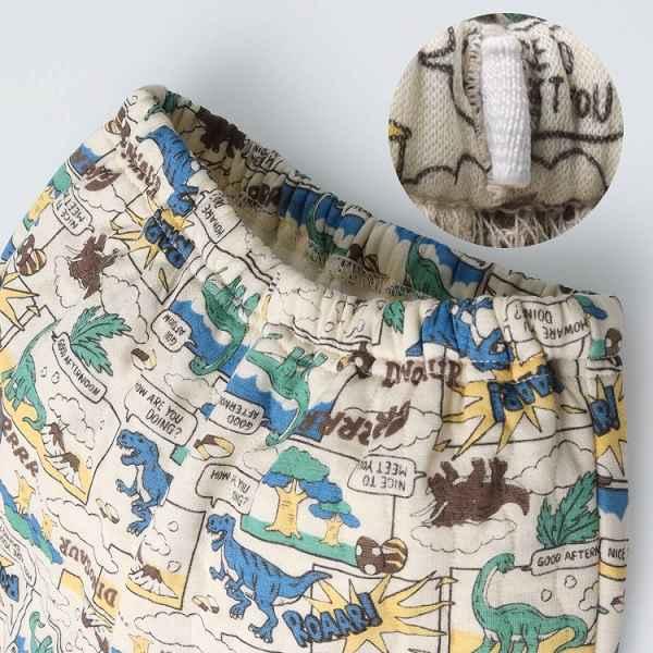 キッズフォーレ Kids Foret 恐竜 総柄 長袖 キルトパジャマ  ( 110 120 130 ) 子ども服 キッズ  子供服　パジャマ | Kids Foret | 07