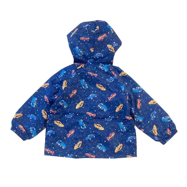 ●40％OFFセール●キッズフォーレ　Kids Foret　車柄 恐竜柄 花粉ガード＆撥水加工パーカー(90・100・110・120・130）アウトレット レインコート | Kids Foret | 02