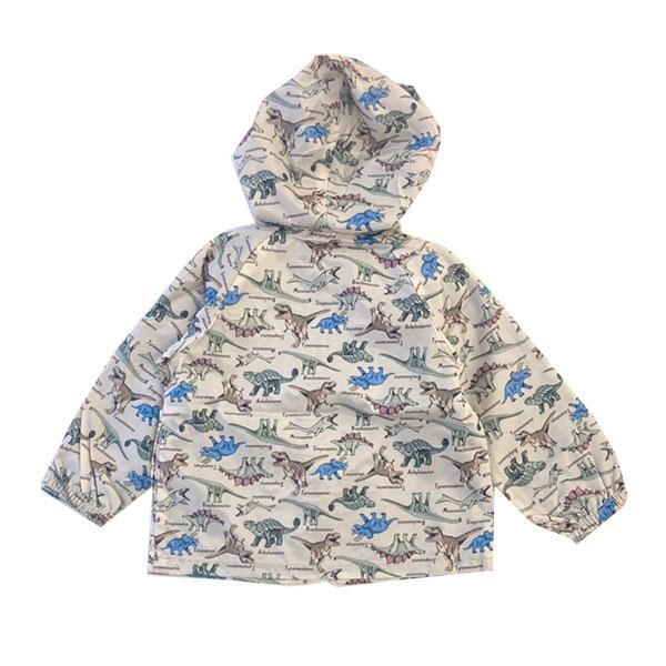 ●40％OFFセール●キッズフォーレ　Kids Foret　車柄 恐竜柄 花粉ガード＆撥水加工パーカー(90・100・110・120・130）アウトレット レインコート | Kids Foret | 05