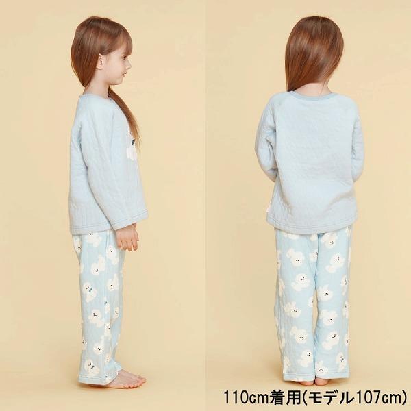キッズフォーレ　Kids Foret　ポメラニアン柄長袖キルトパジャマ いぬ (110・120・130）/丸高衣料  デイリーウェア お出かけ 子ども ルームウェア　寝巻 | Kids Foret | 11
