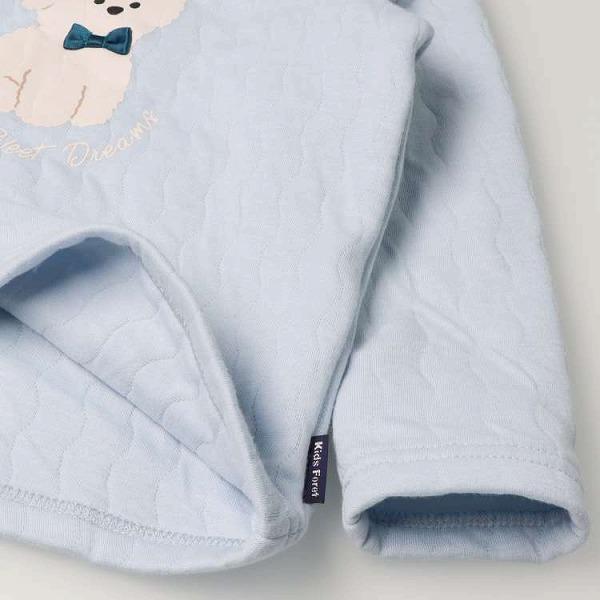 キッズフォーレ　Kids Foret　ポメラニアン柄長袖キルトパジャマ いぬ (110・120・130）/丸高衣料  デイリーウェア お出かけ 子ども ルームウェア　寝巻 | Kids Foret | 06