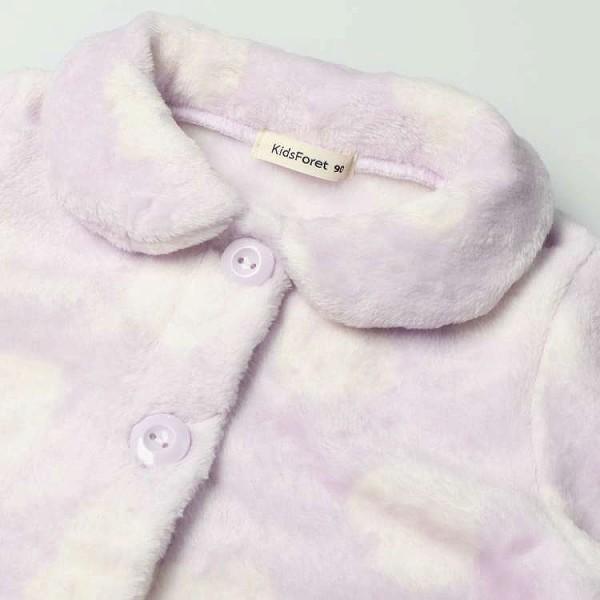 ●30％OFFセール●キッズフォーレ　Kids Foret ハート柄ボアフリースパジャマ（100・110・120・130・140）/丸高衣料 | Kids Foret | 05