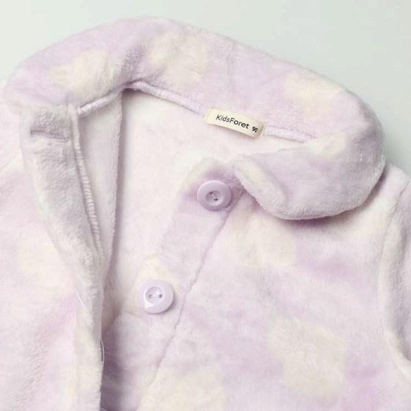 ●30％OFFセール●キッズフォーレ　Kids Foret ハート柄ボアフリースパジャマ（100・110・120・130・140）/丸高衣料 | Kids Foret | 06