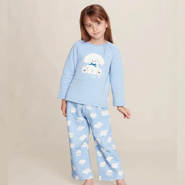 キッズフォーレ Kids Foret いぬ柄 長袖キルト パジャマ ( 100 110 120 ) 子ども服 キッズ ルームウェア | Kids Foret | 13