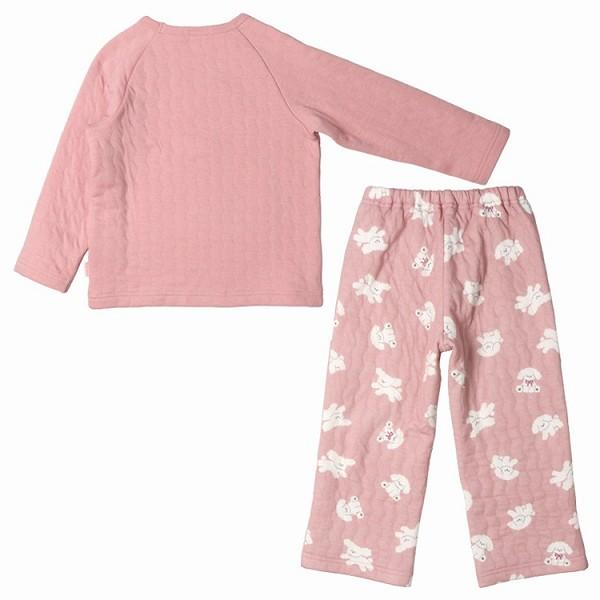 キッズフォーレ Kids Foret いぬ柄 長袖キルト パジャマ ( 100 110 120 ) 子ども服 キッズ ルームウェア | Kids Foret | 03