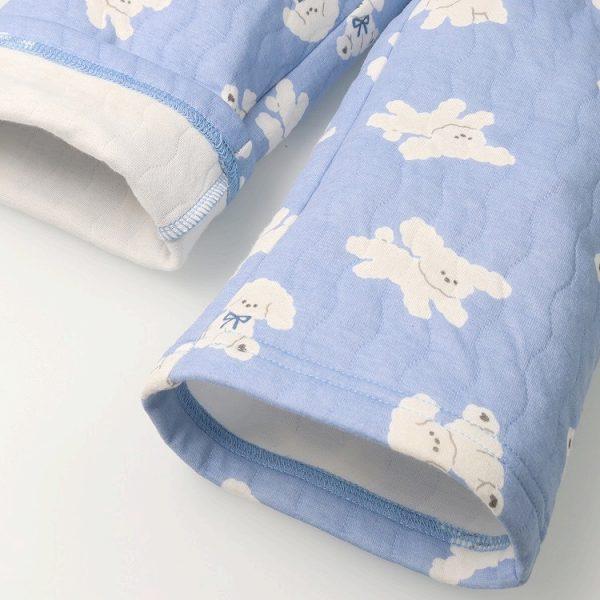 キッズフォーレ Kids Foret いぬ柄 長袖キルト パジャマ ( 100 110 120 ) 子ども服 キッズ ルームウェア | Kids Foret | 07