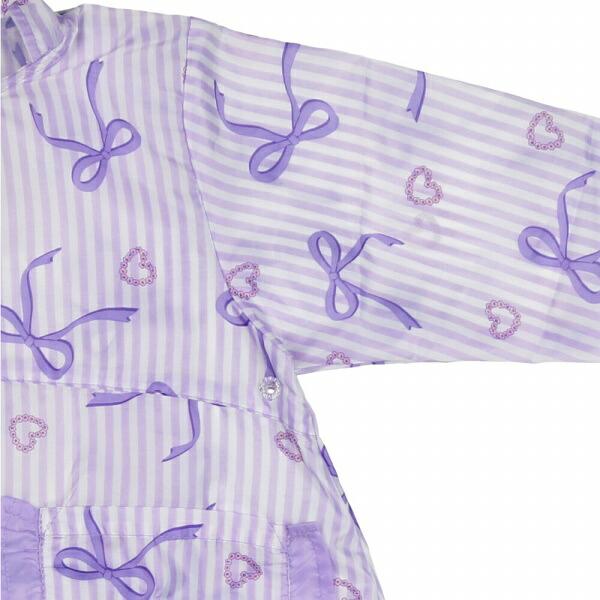 ●30％OFFセール●キッズフォーレ　Kids Foret　リボン・ユニコーン柄フリル付レインコート（S・85-95）雨具 カッパ アウトレット | Kids Foret | 08