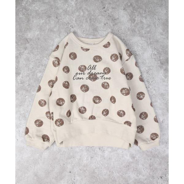 ディラッシュ DILASH ドット柄ロゴ トレーナー ( 90 100 110 120 ) 子ども服 キッズ ジュニア 小学生 男子 女子 | DILASH | 04