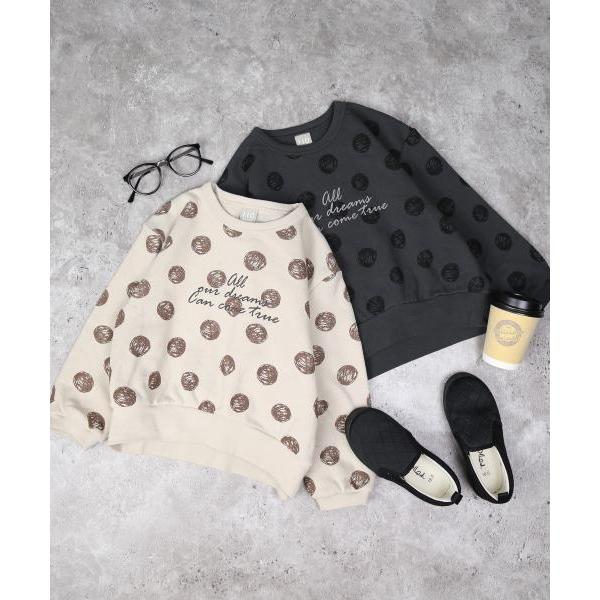 ディラッシュ DILASH ドット柄ロゴ トレーナー ( 90 100 110 120 ) 子ども服 キッズ ジュニア 小学生 男子 女子 | DILASH | 07