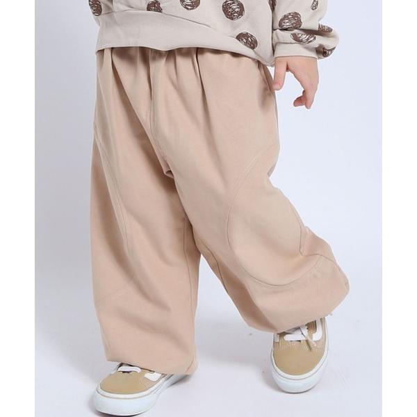 ディラッシュ DILASH タック＆半円切替 パンツ ( 100 110 120 130 140 )子ども服 幼児 キッズ ワイドパンツ | DILASH | 05