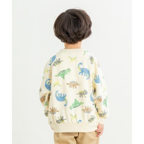 ディラッシュ DILASH 恐竜 総柄 トレーナー ( 90 100 110 120 )  子ども服 幼児 幼稚園 保育園 キッズ | DILASH | 03