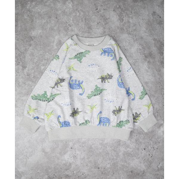ディラッシュ DILASH 恐竜 総柄 トレーナー ( 90 100 110 120 )  子ども服 幼児 幼稚園 保育園 キッズ | DILASH | 04