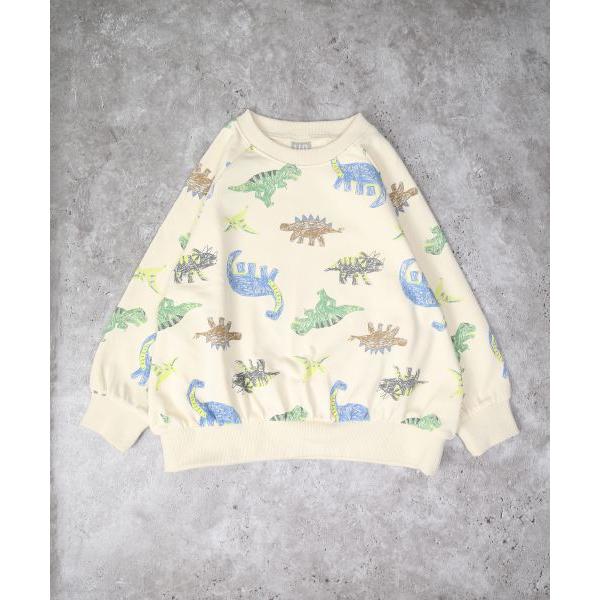 ディラッシュ DILASH 恐竜 総柄 トレーナー ( 90 100 110 120 )  子ども服 幼児 幼稚園 保育園 キッズ | DILASH | 05