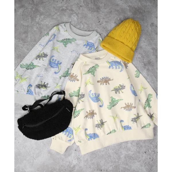 ディラッシュ DILASH 恐竜 総柄 トレーナー ( 90 100 110 120 )  子ども服 幼児 幼稚園 保育園 キッズ | DILASH | 07