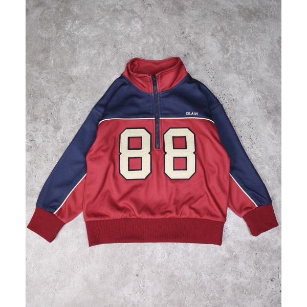 ディラッシュ DILASH ハーフジップ トレーナー ( 90 100 110 120 130 140 ) 子ども服 幼児 幼稚園 保育園 | DILASH | 08