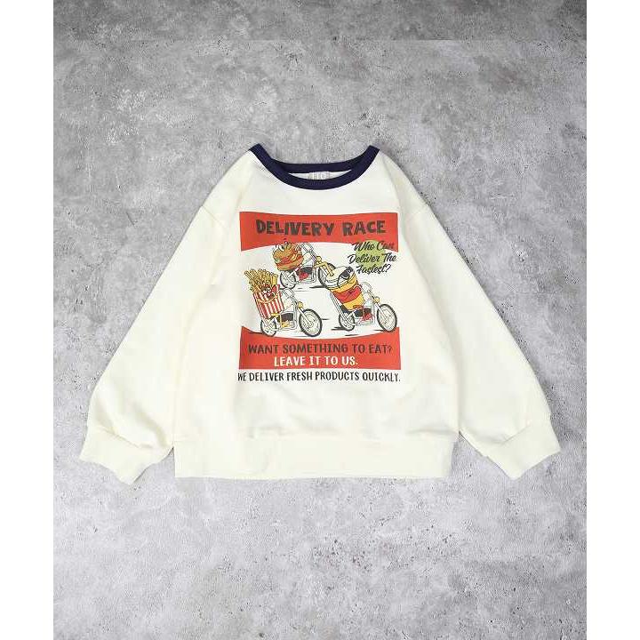 ●50％OFF● ディラッシュ DILASH ハンバーガー レーシング トレーナー ( 90 100 110 120 )  アウトレット 半額 子ども服 | DILASH | 01