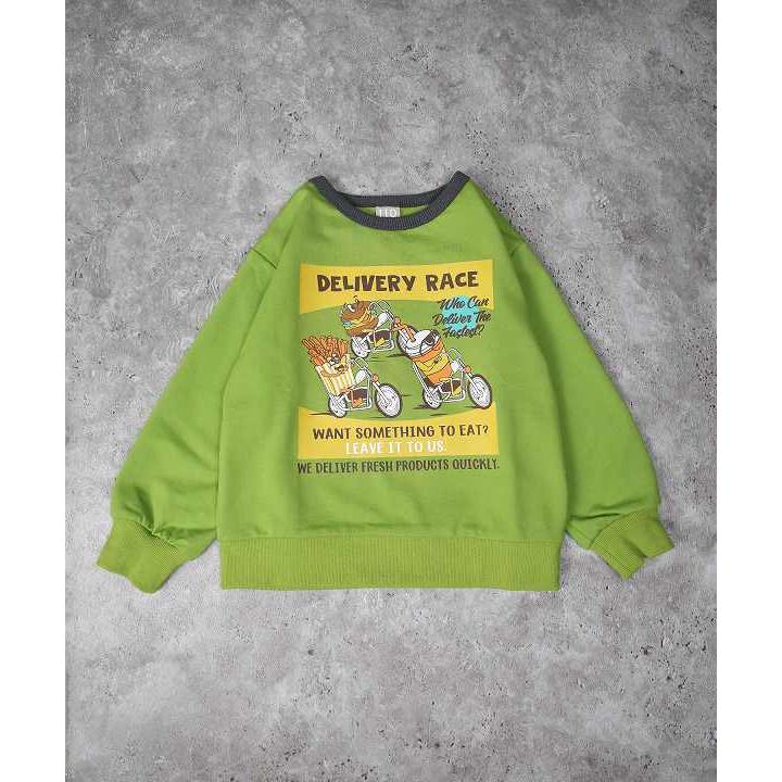 ●50％OFF● ディラッシュ DILASH ハンバーガー レーシング トレーナー ( 90 100 110 120 )  アウトレット 半額 子ども服 | DILASH | 02