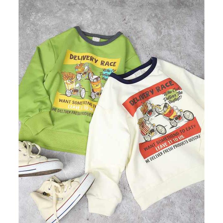 ●50％OFF● ディラッシュ DILASH ハンバーガー レーシング トレーナー ( 90 100 110 120 )  アウトレット 半額 子ども服 | DILASH | 05