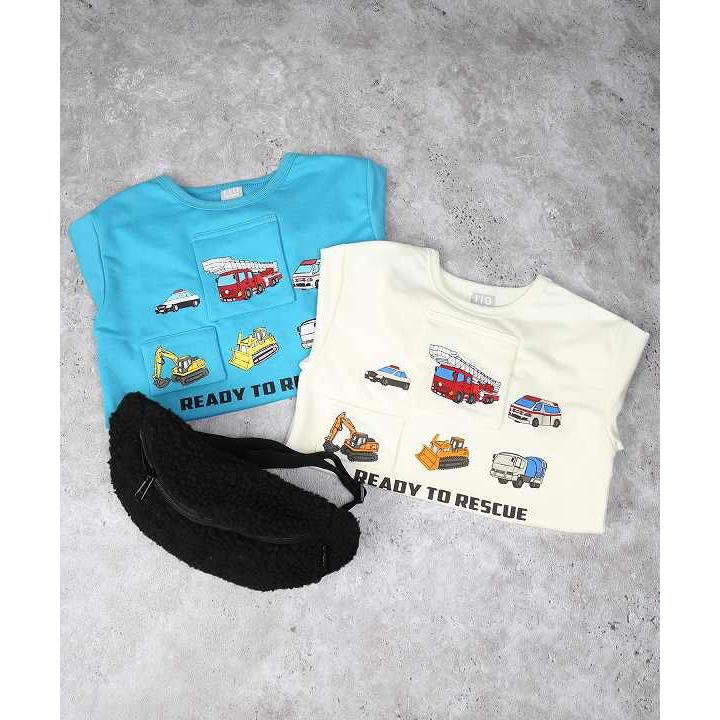 ●50％OFFセール●ディラッシュ DILASH はたらく車 いっぱい トレーナー ( 90 100 110 120 ) アウトレット | DILASH | 04