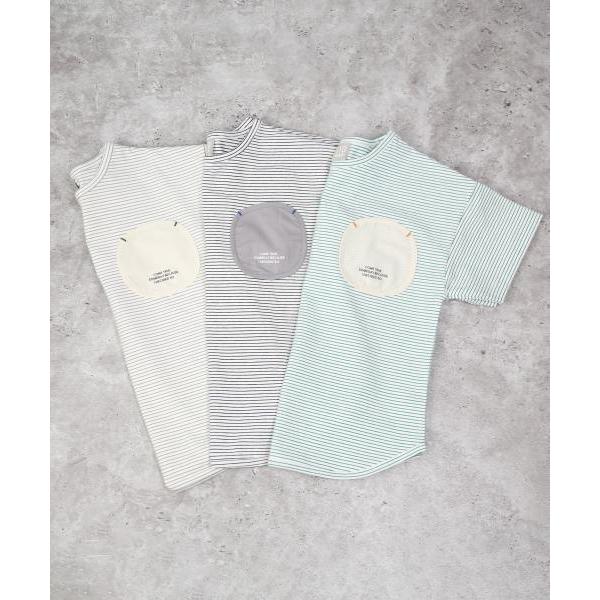 ●50％OFFセール●ディラッシュ　DILASH ボーダー　半袖　Tシャツ(110・120・130)子ども服　幼児　保育園　幼稚園　小学生　キッズ　男の子　女の子　胸ポケット | DILASH | 06