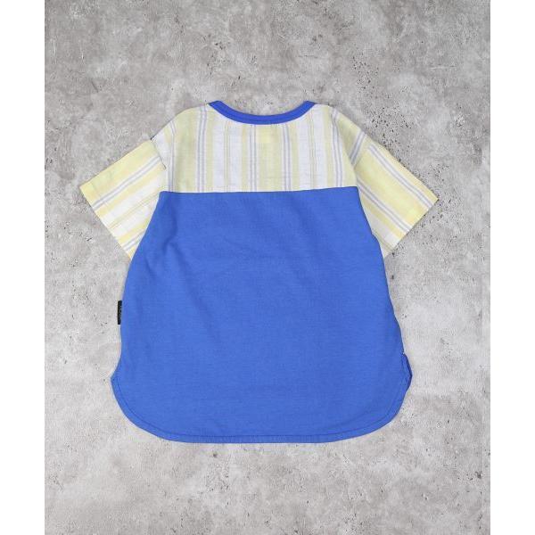 ●50％OFFセール●ディラッシュ　DILASH 半袖 Tシャツ(110・120・130・140)子ども服　男の子　保育園　幼稚園　小学生　キッズ　シンプル　オシャレ　ストライプ | DILASH | 02