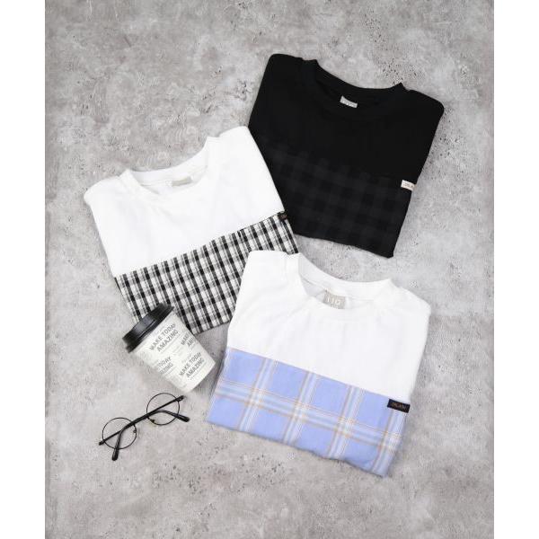 ●50％OFFセール●ディラッシュ　DILASH チェック柄 半袖 Tシャツ(110・120・130・140)子ども服　男の子　保育園　幼稚園　小学生　キッズ　切り替え　DL25ES010 | DILASH | 07