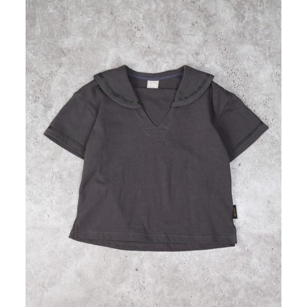 ●50％OFFセール●ディラッシュ　DILASH セーラーカラー風 半袖 Tシャツ(110・120・130)子ども服　男の子　女の子　保育園　幼稚園　小学生　キッズ　DL25ES012 | DILASH | 02
