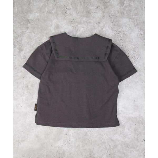 ●50％OFFセール●ディラッシュ　DILASH セーラーカラー風 半袖 Tシャツ(110・120・130)子ども服　男の子　女の子　保育園　幼稚園　小学生　キッズ　DL25ES012 | DILASH | 03