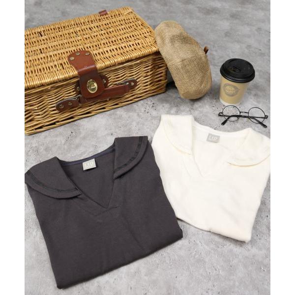 ●50％OFFセール●ディラッシュ　DILASH セーラーカラー風 半袖 Tシャツ(110・120・130)子ども服　男の子　女の子　保育園　幼稚園　小学生　キッズ　DL25ES012 | DILASH | 05