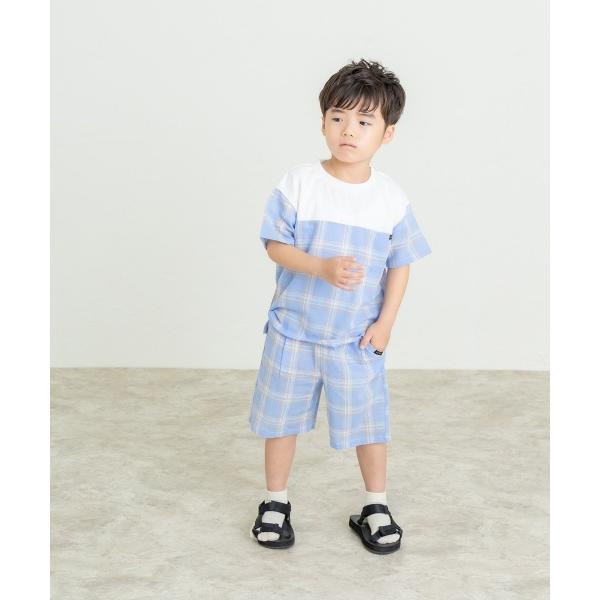 ディラッシュ　DILASH チェック柄　5分丈　パンツ(110・120・130・140)子ども服　男の子　保育園　幼稚園　小学生　キッズ　ハーフパンツ　ズボン　半ズボン | DILASH | 01