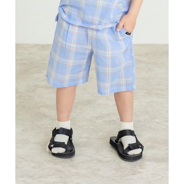 ●50％OFFセール●ディラッシュ　DILASH チェック柄　5分丈　パンツ(110・120・130・140)子ども服　男の子　保育園　幼稚園　小学生　キッズ　ハーフパンツ　ズ | DILASH | 02