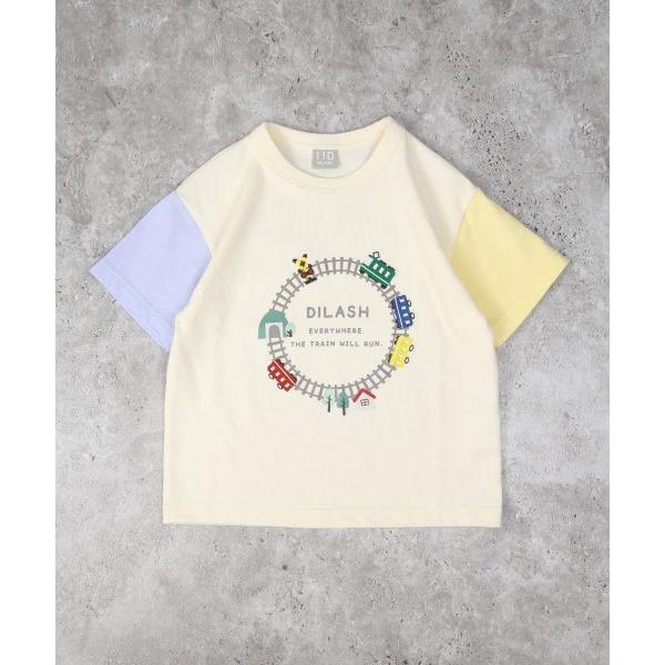ディラッシュ　DILASH 電車 半袖 Tシャツ(90・100・110・120・130)子ども服　男の子　幼児　保育園　幼稚園　小学生　キッズ　DL25ES031 | DILASH | 02