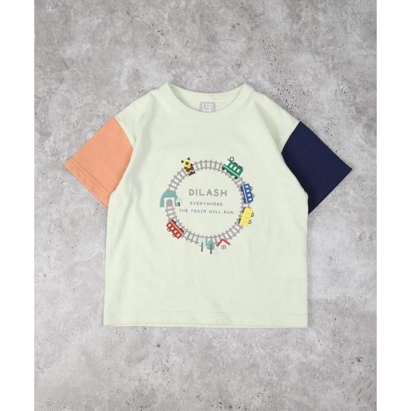 ディラッシュ　DILASH 電車 半袖 Tシャツ(90・100・110・120・130)子ども服　男の子　幼児　保育園　幼稚園　小学生　キッズ　DL25ES031 | DILASH | 04