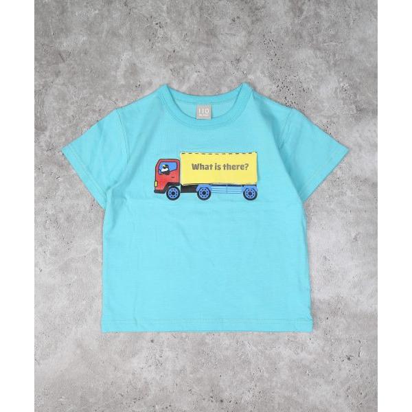 ●50％OFFセール●ディラッシュ　DILASH トラック 半袖Tシャツ (90・100・110・120・130)子ども服　男の子　保育園　幼稚園　幼児　小学生　キッズ　働く車　く | DILASH | 01
