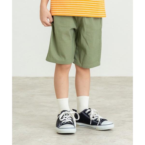 ディラッシュ　DILASH 5分丈　キャンバス　パンツ (150・160)子ども服　男の子　小学生　キッズ　ジュニア　半ズボン　ズボン　ハーフパンツ　DL25ES037 | DILASH | 01