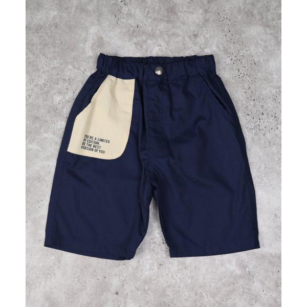 ディラッシュ　DILASH ポケットバイカラー　5分丈　パンツ(110・120・130・140)子ども服　キッズ　小学生　男の子　ズボン　ハーフパンツ　DL25ES038 | DILASH | 01