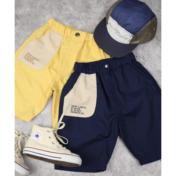 ディラッシュ　DILASH ポケットバイカラー　5分丈　パンツ(110・120・130・140)子ども服　キッズ　小学生　男の子　ズボン　ハーフパンツ　DL25ES038 | DILASH | 04