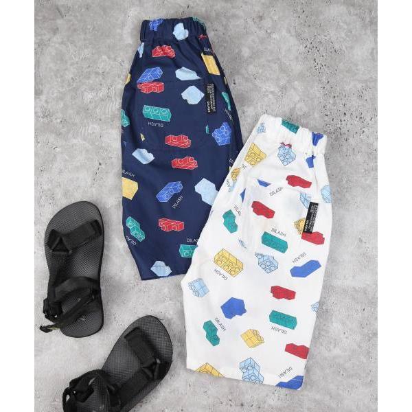 ディラッシュ　DILASH ブロック柄　5分丈　パンツ(90・100・110・120・130)子ども服　男の子　保育園　幼稚園　キッズ　ハーフパンツ　ズボン　半ズボン | DILASH | 05