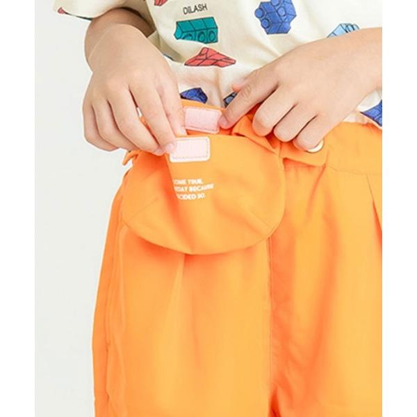 ディラッシュ　DILASH ポーチ付き　5分丈 パンツ(110・120・130・140)子ども服　男の子　小学生　キッズ　ハーフパンツ　ズボン　半ズボン　ブルー　オレンジ | DILASH | 02